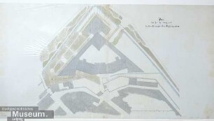 Plan der Pleissenburg und des dieselbe umgebenden Schlossgrabens