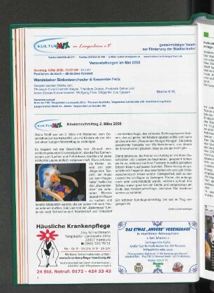 Veranstaltungen im März 2008