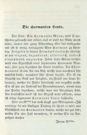 Die charmanten Leute