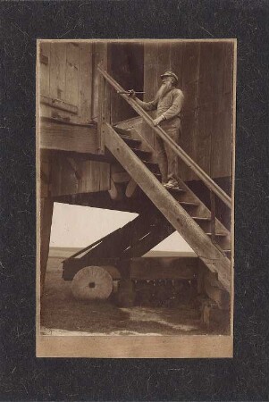 Zwochau-Schladitz. Bockmühle mit Müller