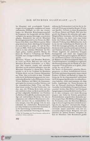 42: Der Münchner Glaspalast 1927