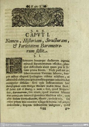 [7. De barometris. Resp. Johannes Crugerus, Spremberga-Lusatus.]