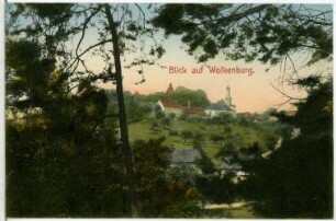 Wolkenburg. Blick auf Wolkenburg