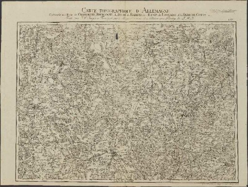 Karte 42: Carte Topographique D'Allemagne : Contenante une Partie de Champagne ...