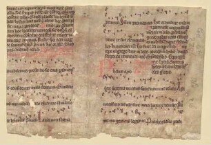 Liturgische Handschrift (Fragment) - BSB Clm 2746 a