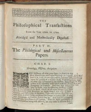 Part IV. The Philological and Miscellaneous Papers.