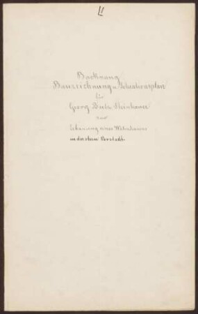 Butz, Georg, Steinhauer Bau eines Wohnhauses