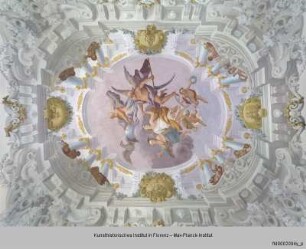 Allegorie mit Zeus, Chronos, Nobiltà und Fortuna