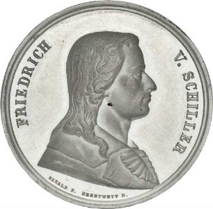 Medaille von Martin Sebald auf den 100. Geburtstag Schillers