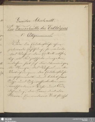Zweiter Abschnitt. Die Wasserhülle des Erdkörpers