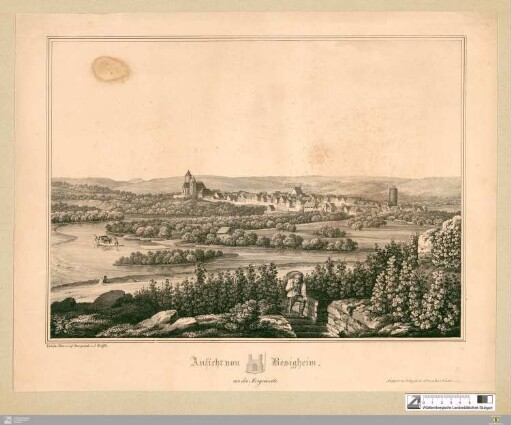 Ansicht von Besigheim : von der Morgenseite