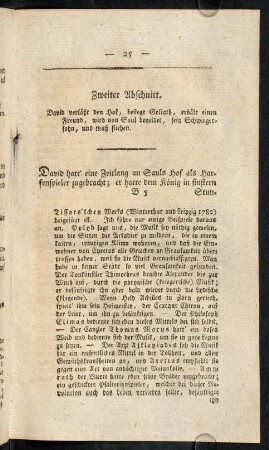 25-47, Zweiter Abschnitt.