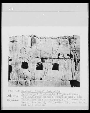 Ptolemäus 4. vor Amon, Mut und Chonsu
