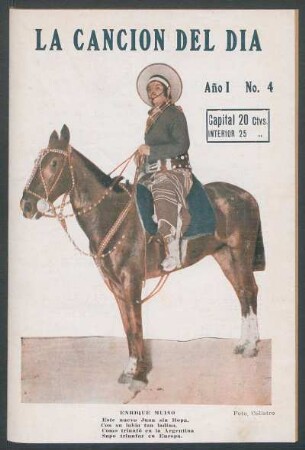 [Fotografía de un gaucho argentino con caballo]