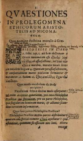 Epitome doctrinae moralis : ex decem libris ethicorum Aristotelis ad Nicomachum collecta ... nunc pluribus iisque elegantibus Aristotelis et aliorum sapientum gnomis locupletata ... accessit ad calcem epitomarum ethicarum quasi epitome, seu illustris Aristotelis libellus ... hoc est de virtutibus & vitiis