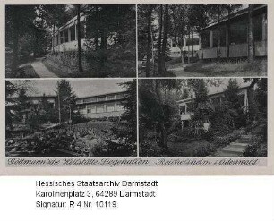 Reichelsheim im Odenwald, Göttmannsche Heilstätte / Liegehallen