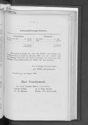 Unterstützungs-Kasse.
