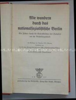 Stadtführer durch das nationalsozialistische Berlin