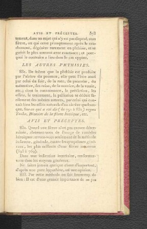 Avis et préceptes.