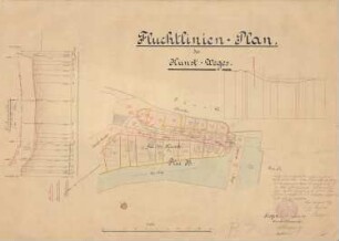 Fluchtlinienplan des Kunstweges