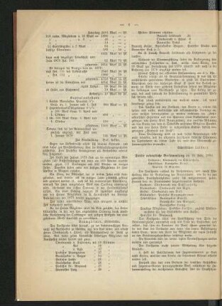 Dritte ordentliche Versammlung am 14. Februar 1880