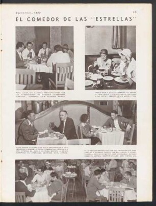 El comedor de las "estrellas"