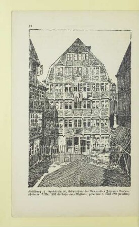 Abbildung 13 Speckstraße 60, Geburtshaus des Komponisten Johannes Brahms