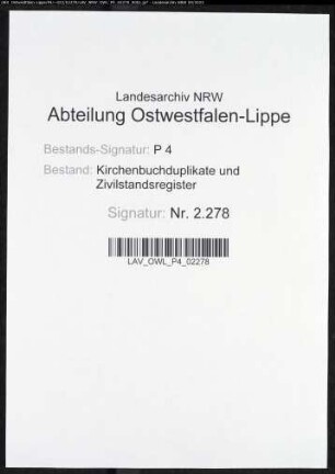Kirchenbuchduplikat der evangelischen Gemeinde Herscheid (GHT 1849. (Gemeinde: Herscheid, evangelische Gemeinde)