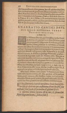 Enarratio Cantici Davidis ...