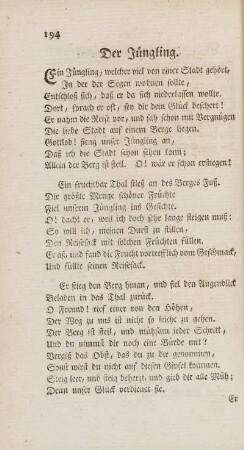 Der Jüngling