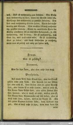Frage. Was ist zufällig?