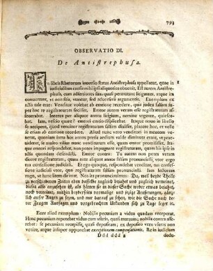 Caroli Ferdinandi Hommelii I.V. Et Philosoph. Doct. ... Rhapsodia Qvaestionvm In Foro Qvotidie Obvenientivm Neqve Tamen Legibvs Decisarvm, 4