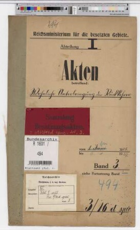 Wohnliche Unterbringung der Rückkehrer: Bd. 3