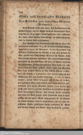 Sechs und dreyßigster Abschnitt. Von Gebäcken aus spanischen Winden (Méringues)