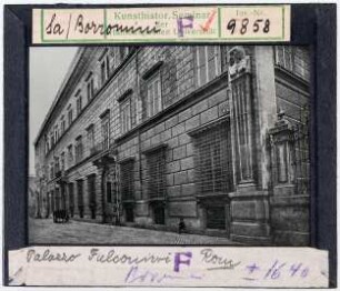 Rom: Palazzo Falconieri, Fassade. Borromini