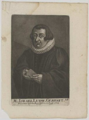 Bildnis des Israel Ludw. Gebhard
