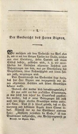 Beleuchtung der Schrift: Du congrès de Troppau par Mr. Bignon