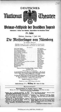 Die Meistersinger von Nürnberg