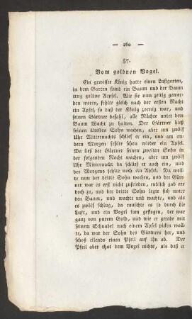 57. Vom goldnen Vogel.