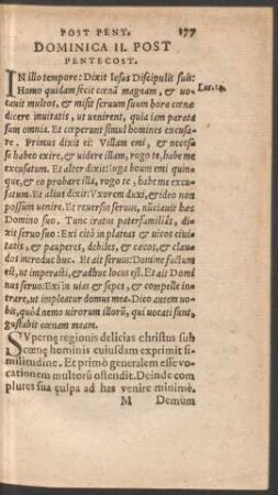 Dominica II. Post Pentecost.