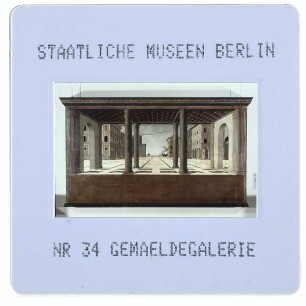 unbekannt, Architektonische Ansicht, Idealstadt