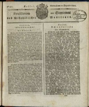 No. 101, Mittwoch den 18. Dezember 1811