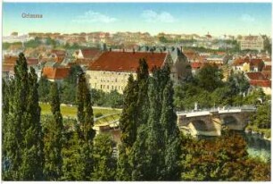 Grimma. Blick auf Grimma