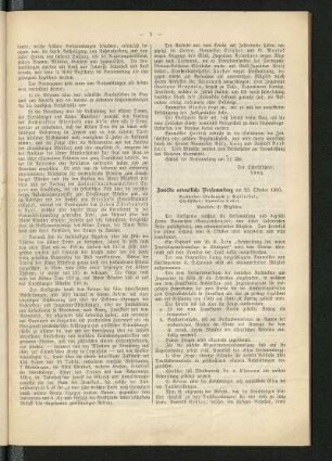 Zwölfte ordentliche Versammlung am 23. Oktober 1880