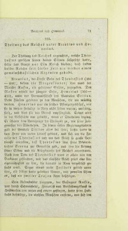 255. Theilung des Reiches unter Arcadius und Honorius