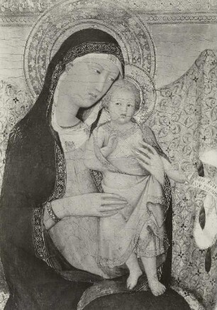 Thronende Madonna mit dem Kinde