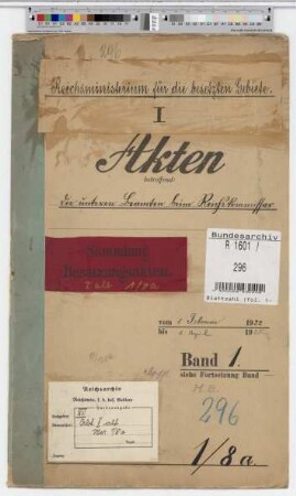 Die unteren Beamten beim Reichskommissar