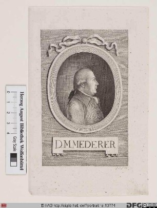 Bildnis Matthäus Mederer (1789 Edler von Wuthwehr)