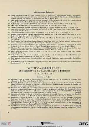 Steinzeug/Irdengut (Nr. 86-101)