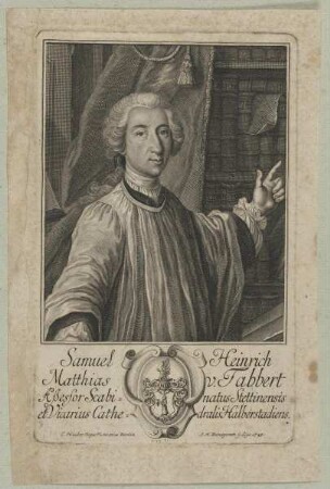Bildnis des Samuel Heinricht Matthias von Tabbert